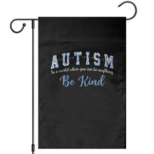 Autism Awareness Garden Flag Neurodivergent Pride Infinity Symbol Support TS14 Black Print Your Wear