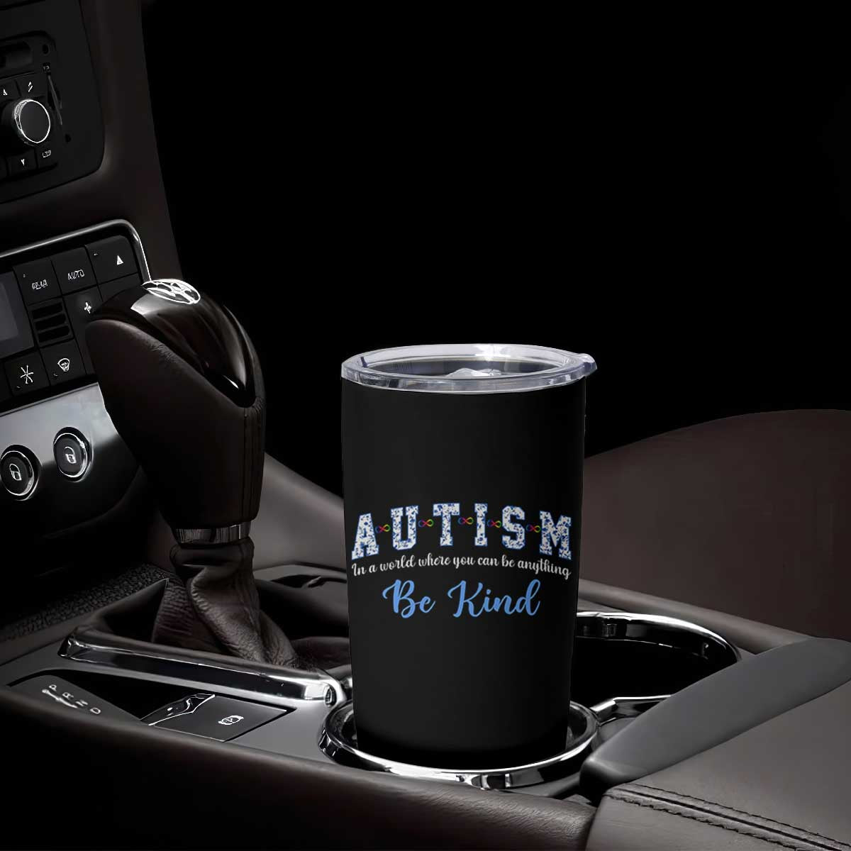 Autism Awareness Tumbler Cup Neurodivergent Pride Infinity Symbol Support TS14 Print Your Wear