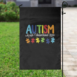 Autism Acceptance Garden Flag Accept Understand Love Special Education Teacher Gift TS14 Print Your Wear