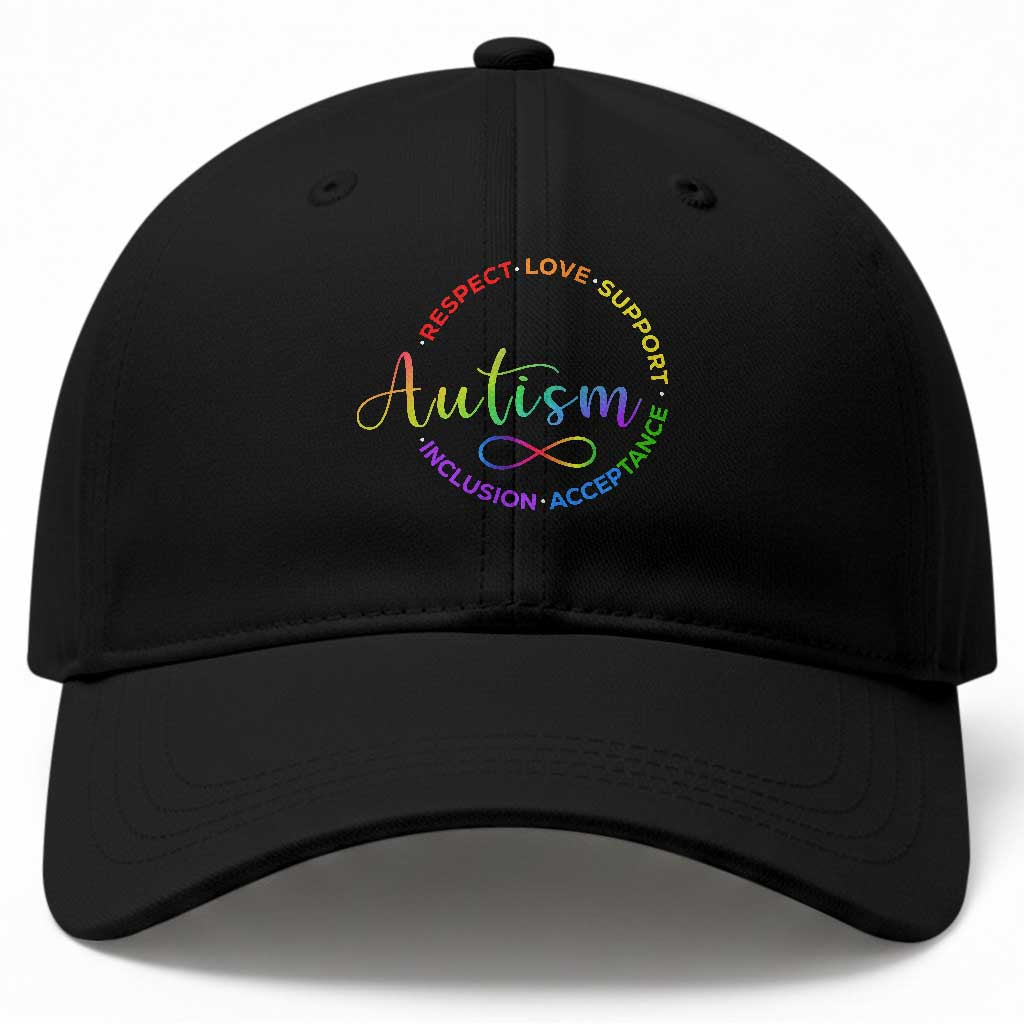 Autism Acceptance Baseball Cap Respect Love Support Autism Awareness Month TS14 Print Your Wear
