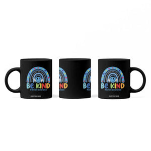 Autism Acceptance Coffee Mug Rainbow in April We Wear Blue Ribbon Autism TS14 Print Your Wear