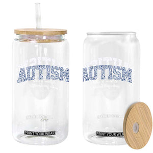Autism Acceptance Glass Can Autistic Acceptance Inspirational TS14 Print Your Wear