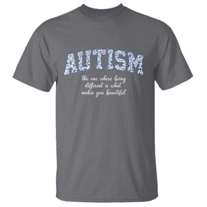 Autism Acceptance T Shirt Autistic Acceptance Inspirational TS14 Charcoal Print Your Wear