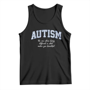 Autism Acceptance Tank Top Autistic Acceptance Inspirational TS14 Black Print Your Wear