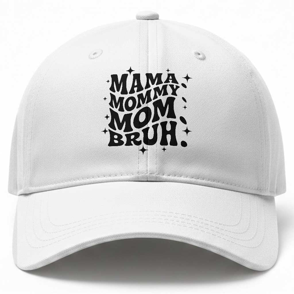Mama Mommy Mom Bruh Baseball Cap Funny Mom Life Mother’s Day Gift TS14 Print Your Wear