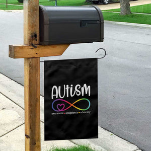 Autism Acceptance Garden Flag Neurodivergent Support Infinity Symbol TS14 Print Your Wear