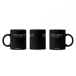 Autism Acceptance Coffee Mug Neurodivergent Support Infinity Heart Symbol TS14 Print Your Wear