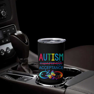 Autism Acceptance Tumbler Cup Neurodivergent Support Infinity Butterfly Symbol TS14 Print Your Wear