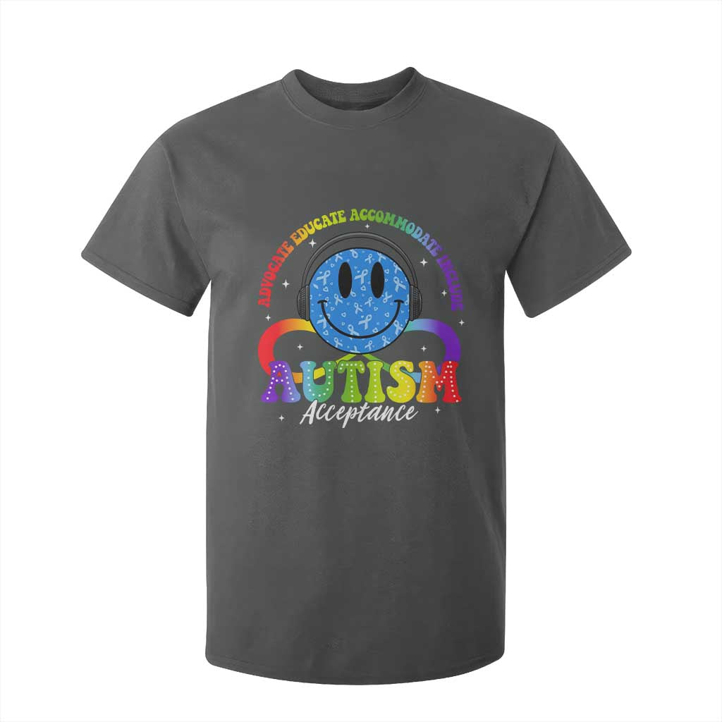Autism Acceptance T Shirt For Kid - Special Education Teacher Kids Neurodiversity Awareness TS14 Dark Heather Print Your Wear