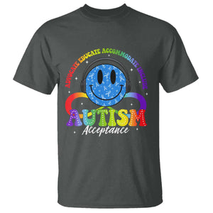 Autism Acceptance T Shirt Acceptance Special Education Teacher Kids TS14 Dark Heather Print Your Wear