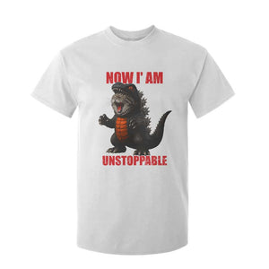 Now I Am Unstoppable T Shirt For Kid Funny Cat Japanese Anime Kawaii TS14 White Print Your Wear