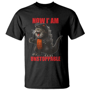 Now I Am Unstoppable T Shirt Funny Cat Japanese Anime Kawaii TS14 Black Print Your Wear