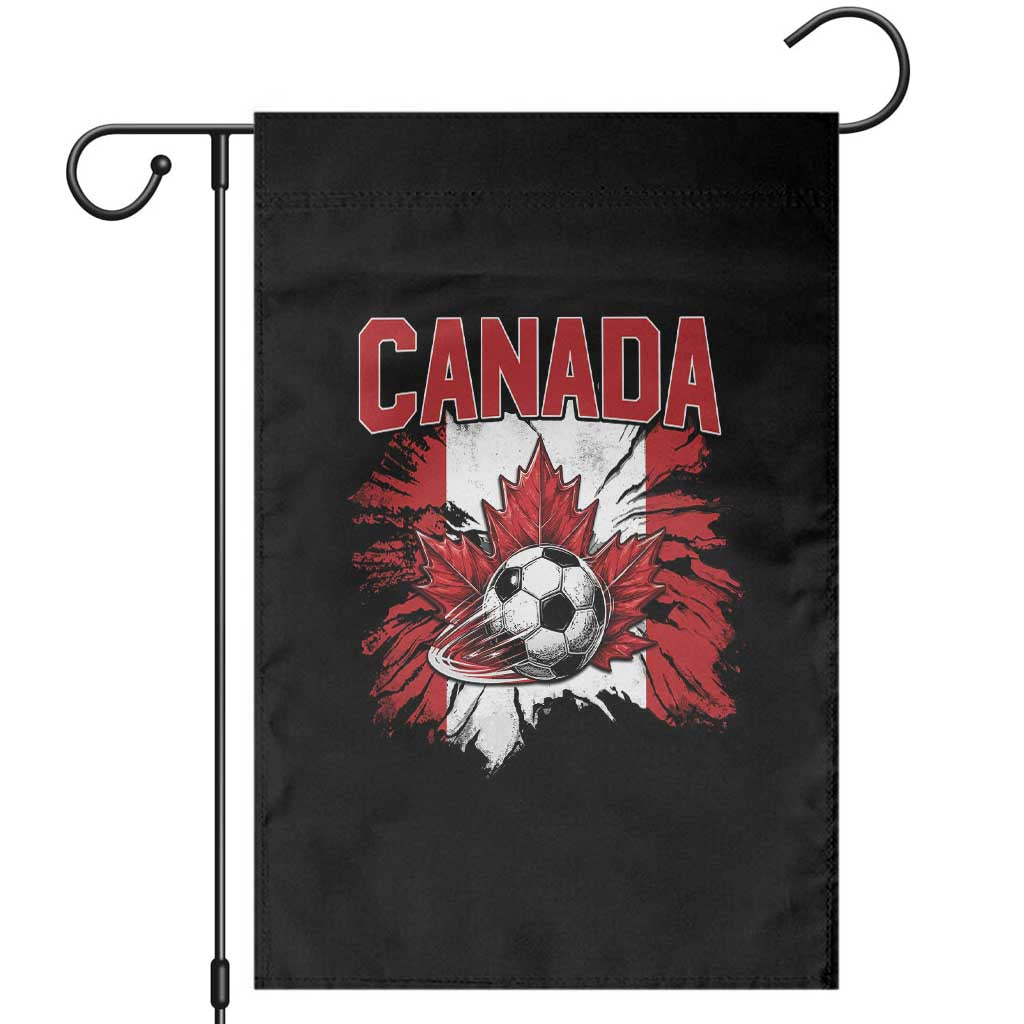 Canada Soccer Fan Garden Flag Canadian Football Game Day Suppoter TS14 Black Print Your Wear