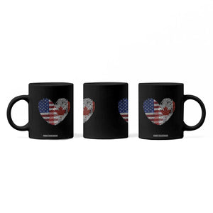 Half Canadian Half American USA Flag Canada America Coffee Mug TS14 Print Your Wear