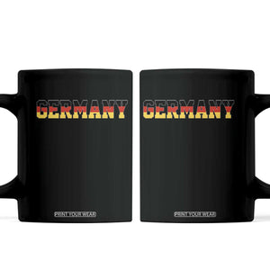 Germany Deutschland German Flag Coffee Mug TS14 Black Print Your Wear