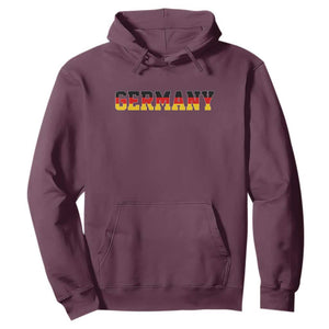 Germany Deutschland German Flag Hoodie TS14 Maroon Print Your Wear