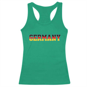 Germany Deutschland German Flag Racerback Tank Top TS14 Irish Green Print Your Wear