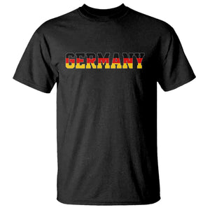 Germany Deutschland German Flag T Shirt TS14 Black Print Your Wear