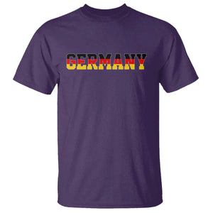 Germany Deutschland German Flag T Shirt TS14 Purple Print Your Wear