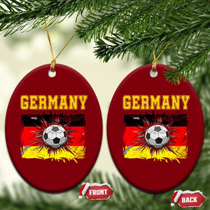 Germany Soccer Fan Ceramic Ornament German Football Game Day Supporter TS14 Print Your Wear
