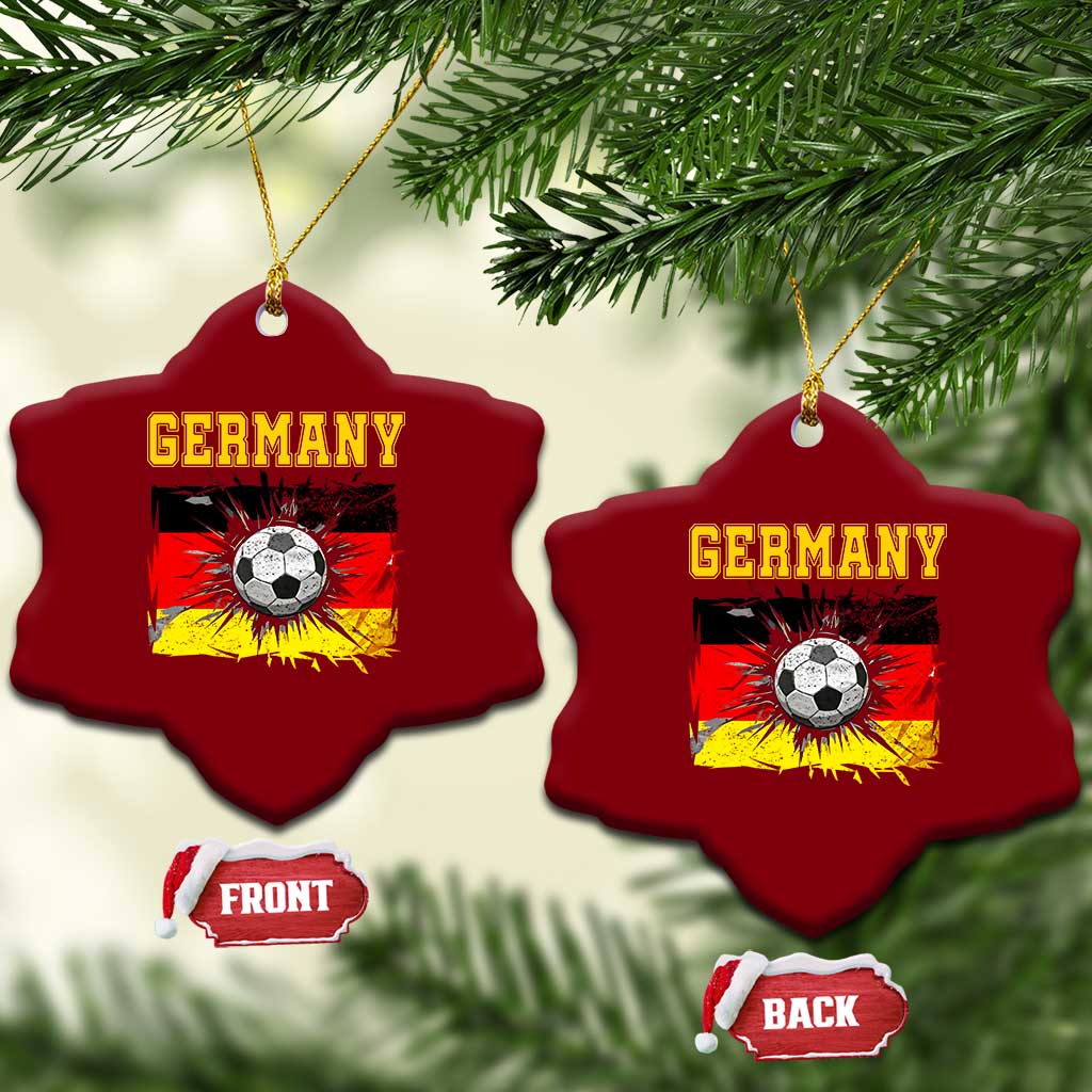 Germany Soccer Fan Ceramic Ornament German Football Game Day Supporter TS14 Print Your Wear