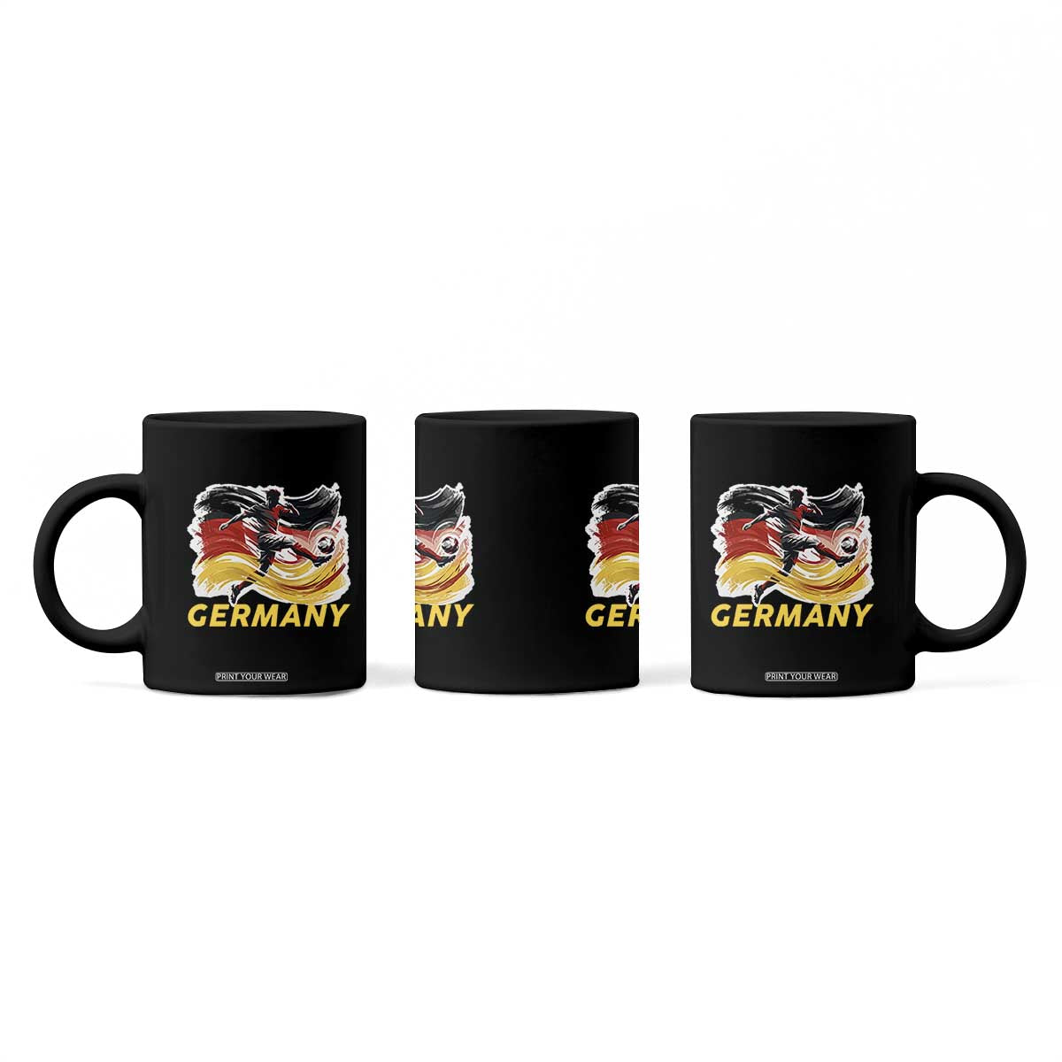 Germany Soccer Fan Coffee Mug German Football Flag Game Day Supporter TS14 Print Your Wear