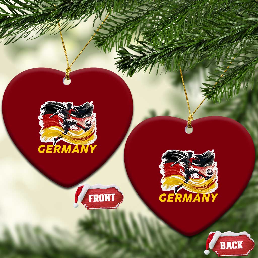 Germany Soccer Fan Ceramic Ornament German Football Flag Game Day Supporter TS14 Print Your Wear