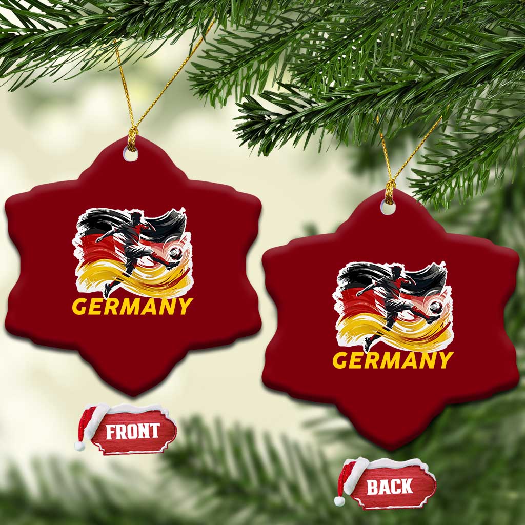 Germany Soccer Fan Ceramic Ornament German Football Flag Game Day Supporter TS14 Print Your Wear