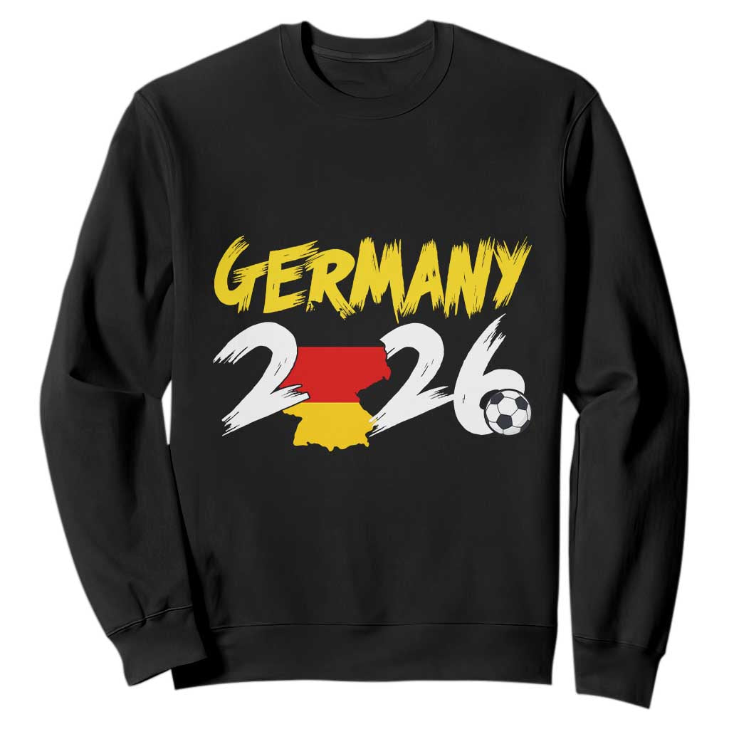 Deutschland Flag German Pride Sweatshirt Germany Soccer Lover Football Fans TS14 Black Print Your Wear