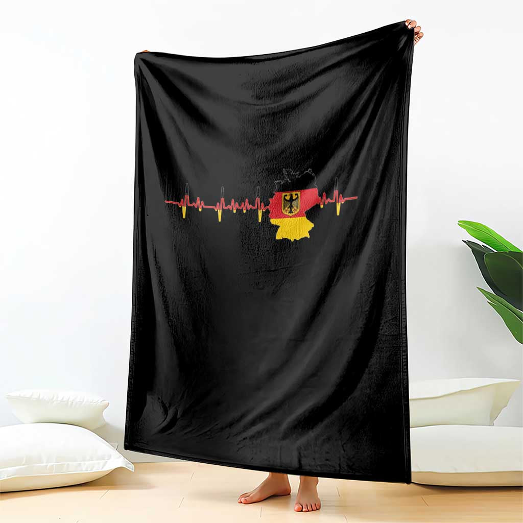 Deutschland Flag Eagle Vintage German Heritage Pride Throw Blanket TS14 Print Your Wear