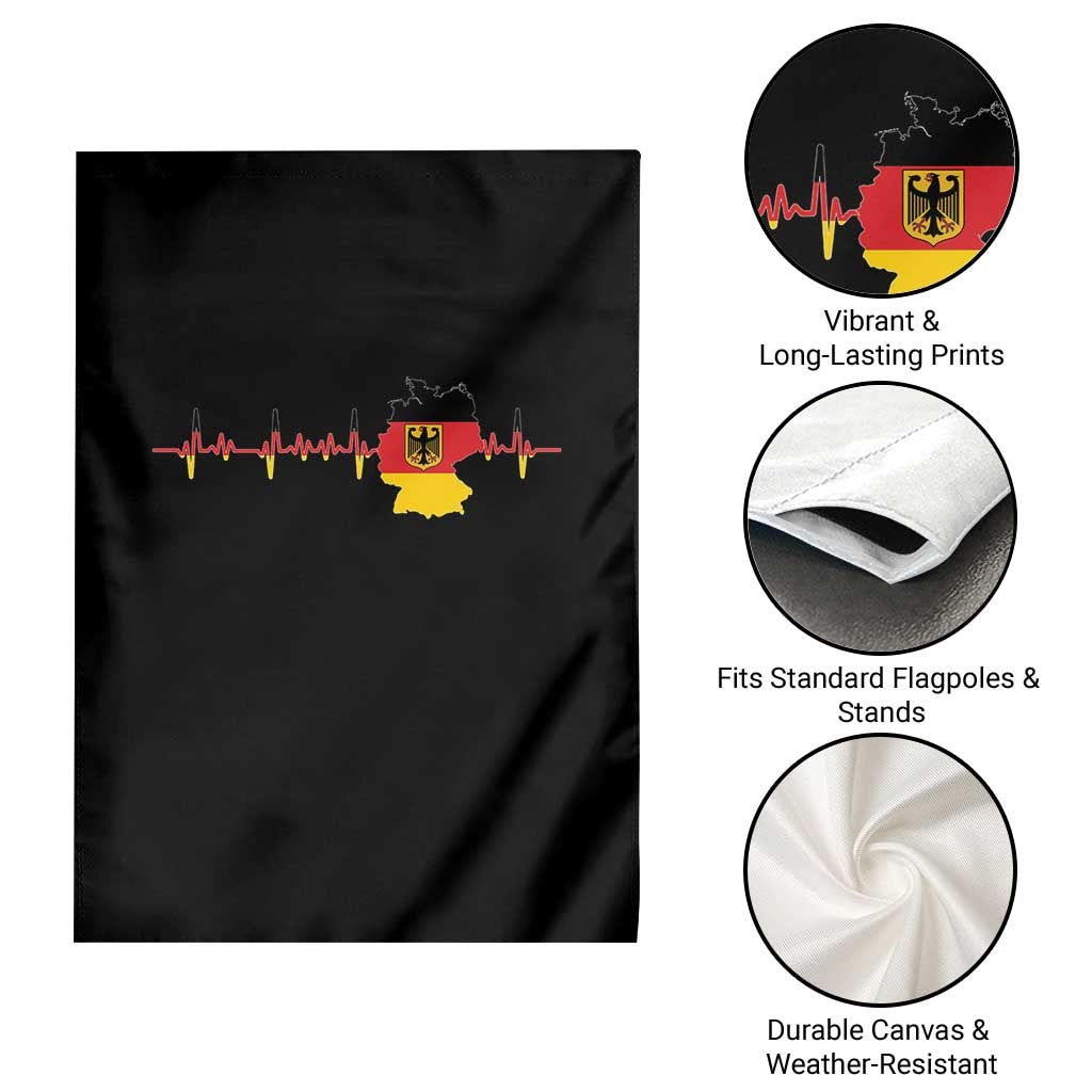 Deutschland Flag Eagle Vintage German Heritage Pride Garden Flag TS14 Print Your Wear