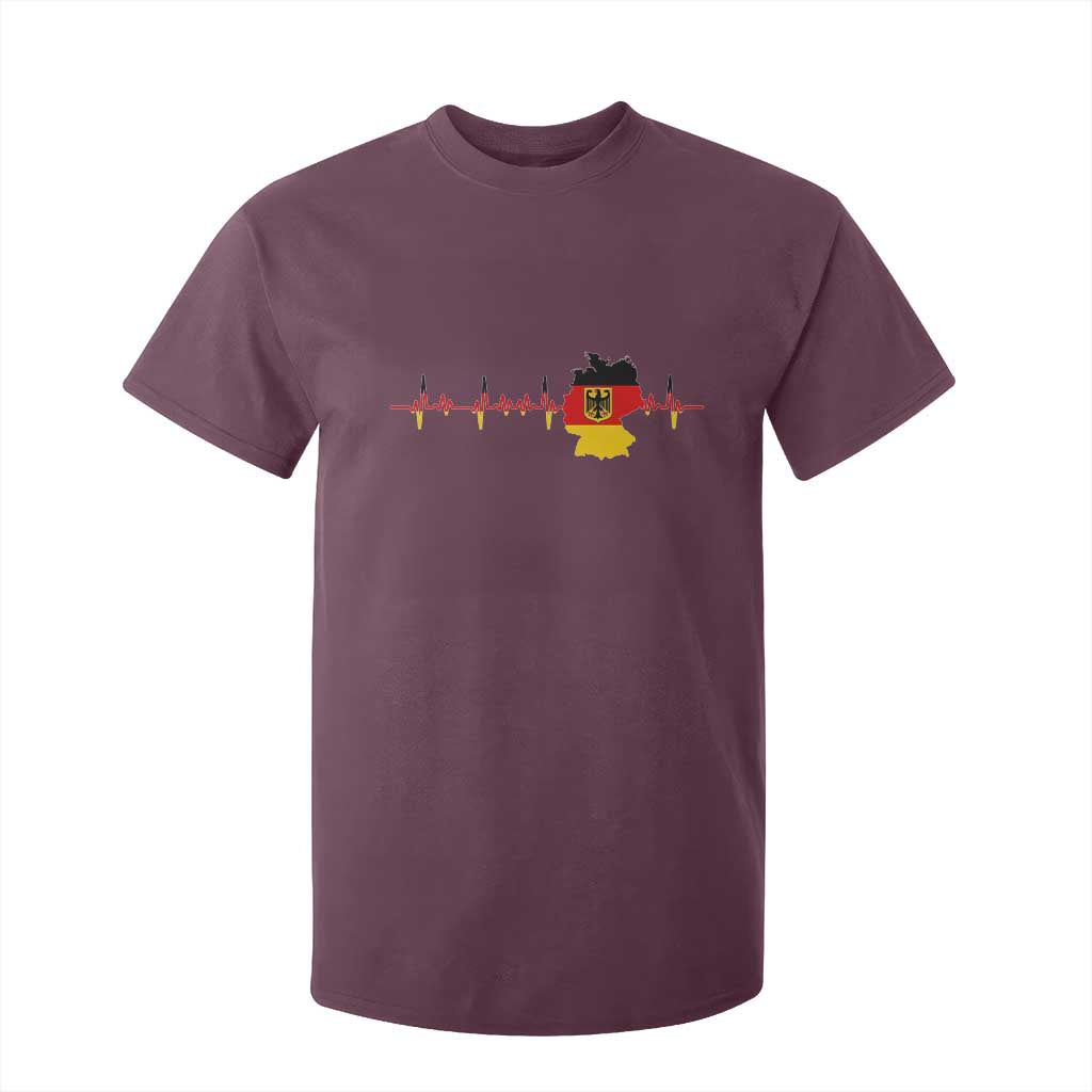 Deutschland Flag Eagle Vintage German Heritage Pride T Shirt For Kid TS14 Maroon Print Your Wear