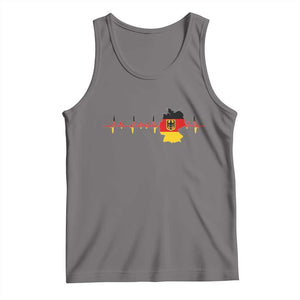Deutschland Flag Eagle Vintage German Heritage Pride Tank Top TS14 Deep Heather Print Your Wear