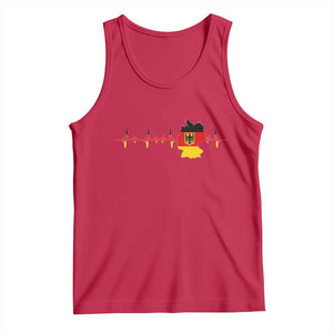Deutschland Flag Eagle Vintage German Heritage Pride Tank Top TS14 Red Print Your Wear