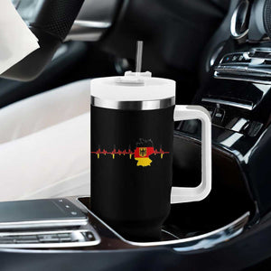 Deutschland Flag Eagle Vintage German Heritage Pride Tumbler With Handle TS14 Print Your Wear
