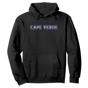 Cabo Verde Flag Cabo Verdean Pride Hoodie TS14 Black Print Your Wear