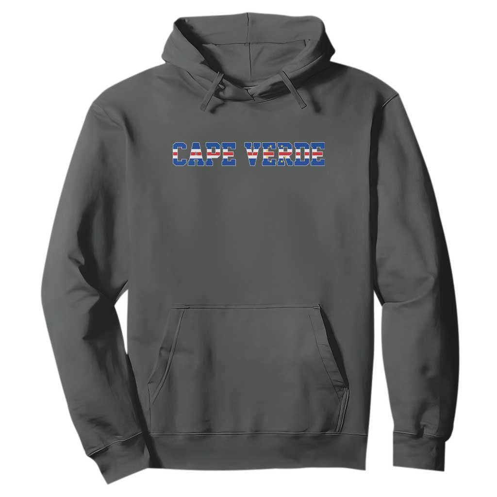 Cabo Verde Flag Cabo Verdean Pride Hoodie TS14 Dark Heather Print Your Wear