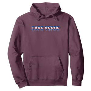 Cabo Verde Flag Cabo Verdean Pride Hoodie TS14 Maroon Print Your Wear
