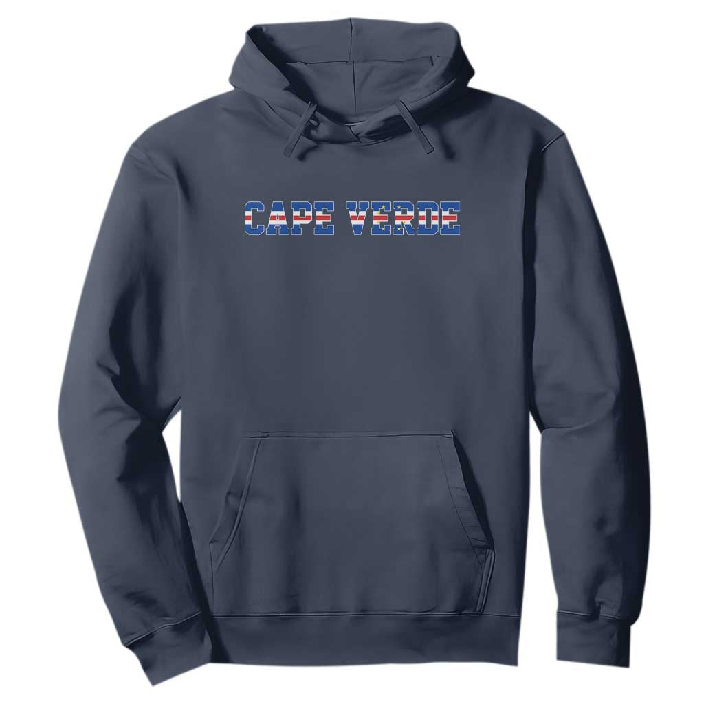 Cabo Verde Flag Cabo Verdean Pride Hoodie TS14 Navy Print Your Wear