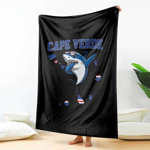 Cape Verde Flag Map Shark Cape Verdean Roots Throw Blanket TS14 Print Your Wear
