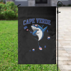 Cape Verde Flag Map Shark Cape Verdean Roots Garden Flag TS14 Print Your Wear