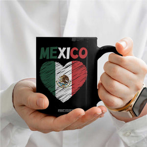 Mexican Flag Heart Mexico City Independence Day Gift Coffee Mug TS14 Print Your Wear
