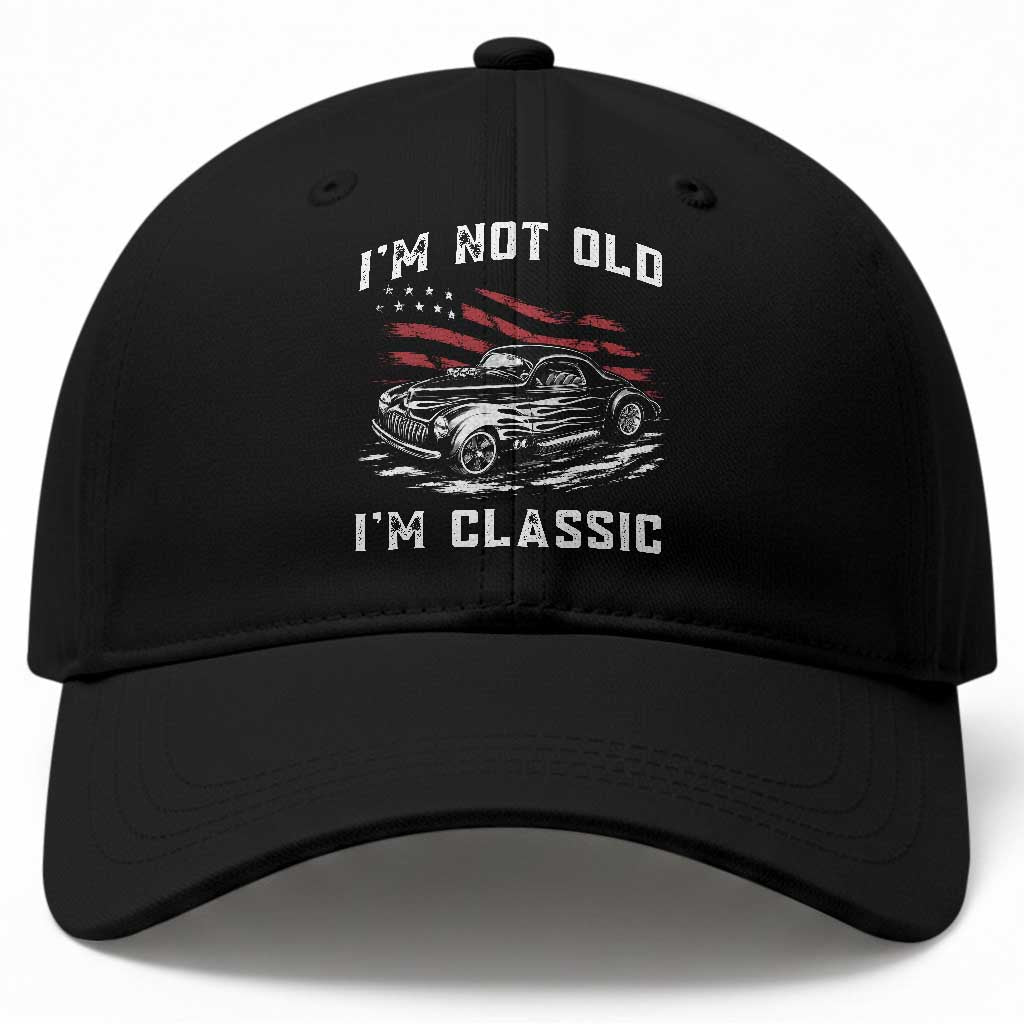 I'm Not Old I'm Classic Baseball Cap 1941 American Classic Hotrod TS14 Print Your Wear