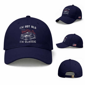 I'm Not Old I'm Classic Baseball Cap 1941 American Classic Hotrod TS14 Baseball Cap Universal Fit Dark Blue Print Your Wear