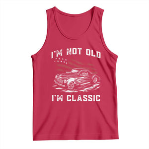 I'm Not Old I'm Classic Tank Top 1941 American Classic Hotrod TS14 Red Print Your Wear