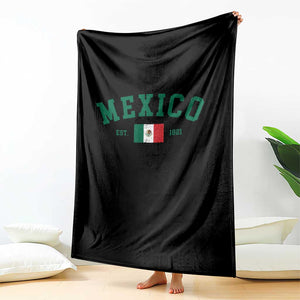 Mexico Mexican Flag Vintage Pride Throw Blanket TS14 Print Your Wear