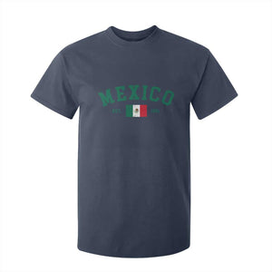 Mexico Mexican Flag Vintage Pride T Shirt For Kid TS14 Navy Print Your Wear