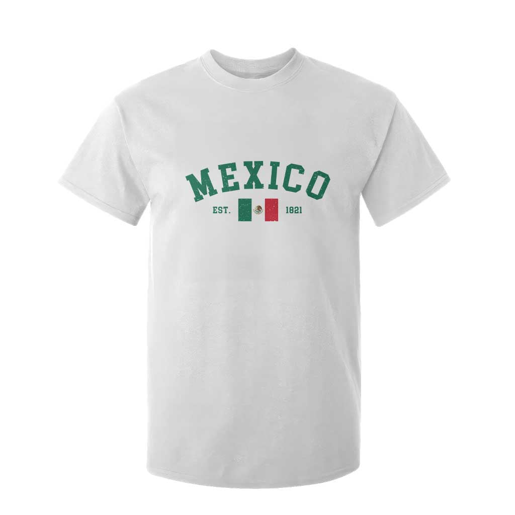 Mexico Mexican Flag Vintage Pride T Shirt For Kid TS14 White Print Your Wear