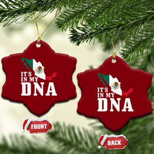 It's in My DNA Mexican Proud Hispanic Gift Mexico Flag Ceramic Ornament TS14 Print Your Wear