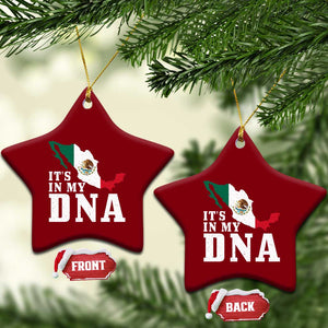 It's in My DNA Mexican Proud Hispanic Gift Mexico Flag Ceramic Ornament TS14 Print Your Wear